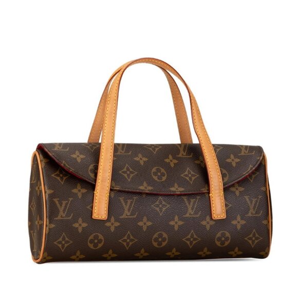 Authentic Louis Vuitton Monogram Sonatine Satchel Hand Bag - Picture 4 of 16